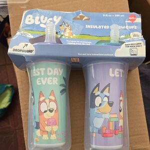 Bluey Insulated Straw Cups